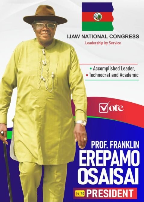 Prof. Franklin Osaisai campaign poster