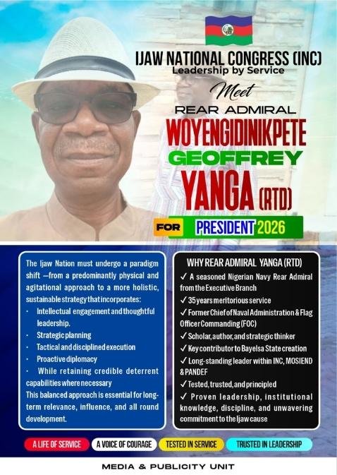 Presidential candidate 1 campaign poster